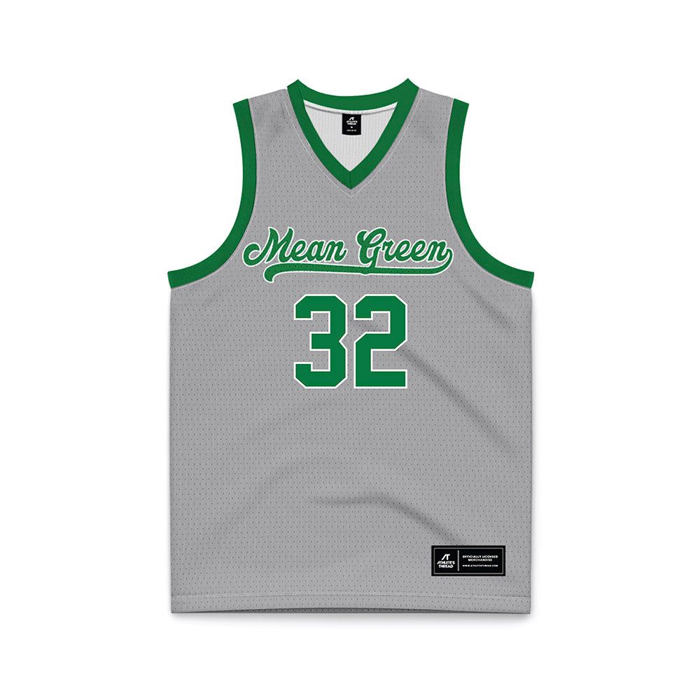 North Texas - NCAA Women's Basketball : Shelby Thornton - White Basketball Jersey-0