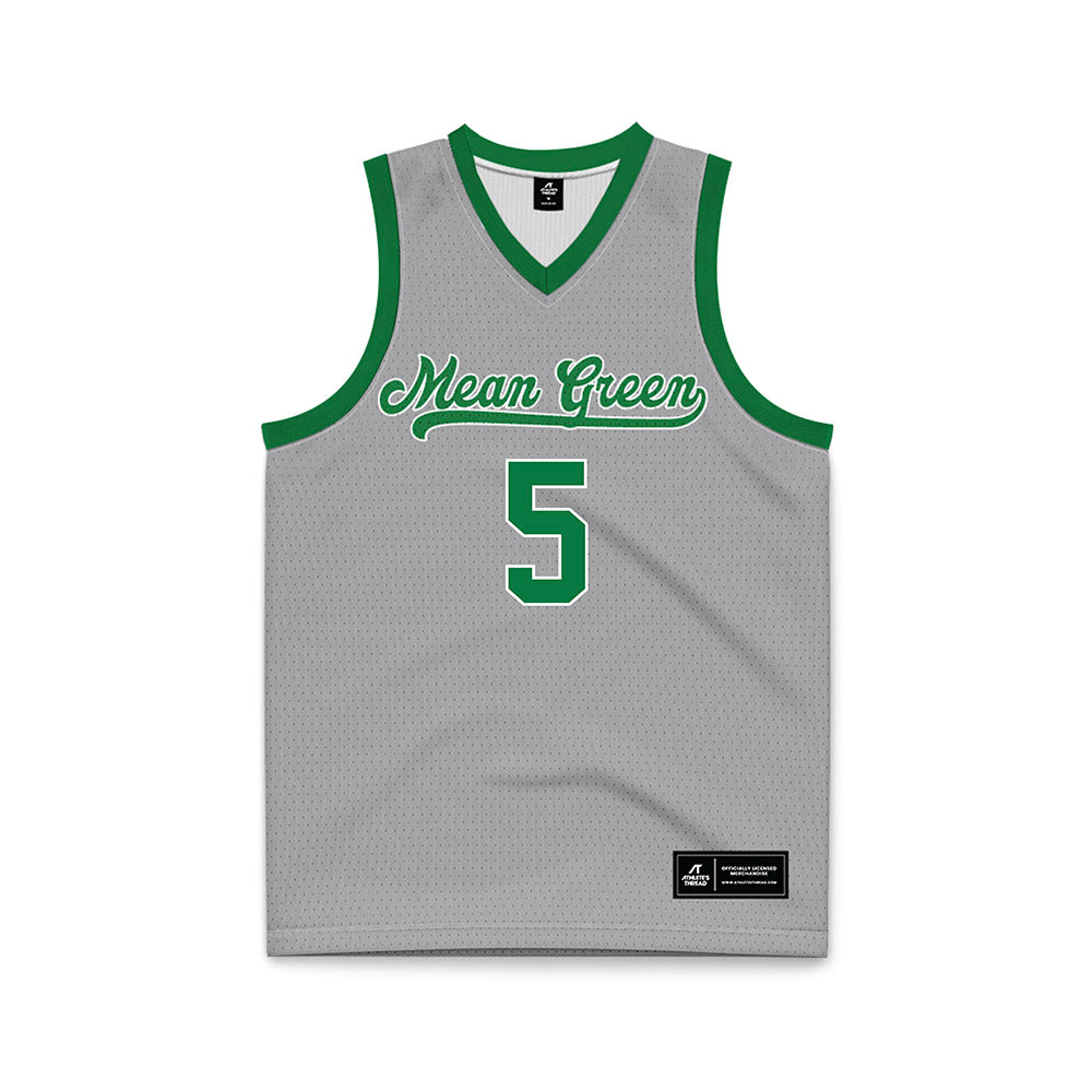 North Texas - NCAA Women's Basketball : Mekhia Chase - White Basketball Jersey-0
