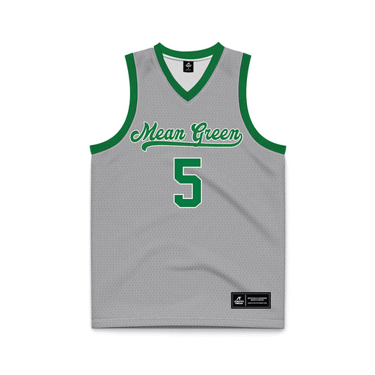 North Texas - NCAA Women's Basketball : Mekhia Chase - White Basketball Jersey-0