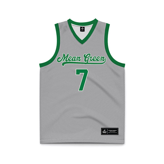 North Texas - NCAA Women's Basketball : Kalysta Martin - White Basketball Jersey-0