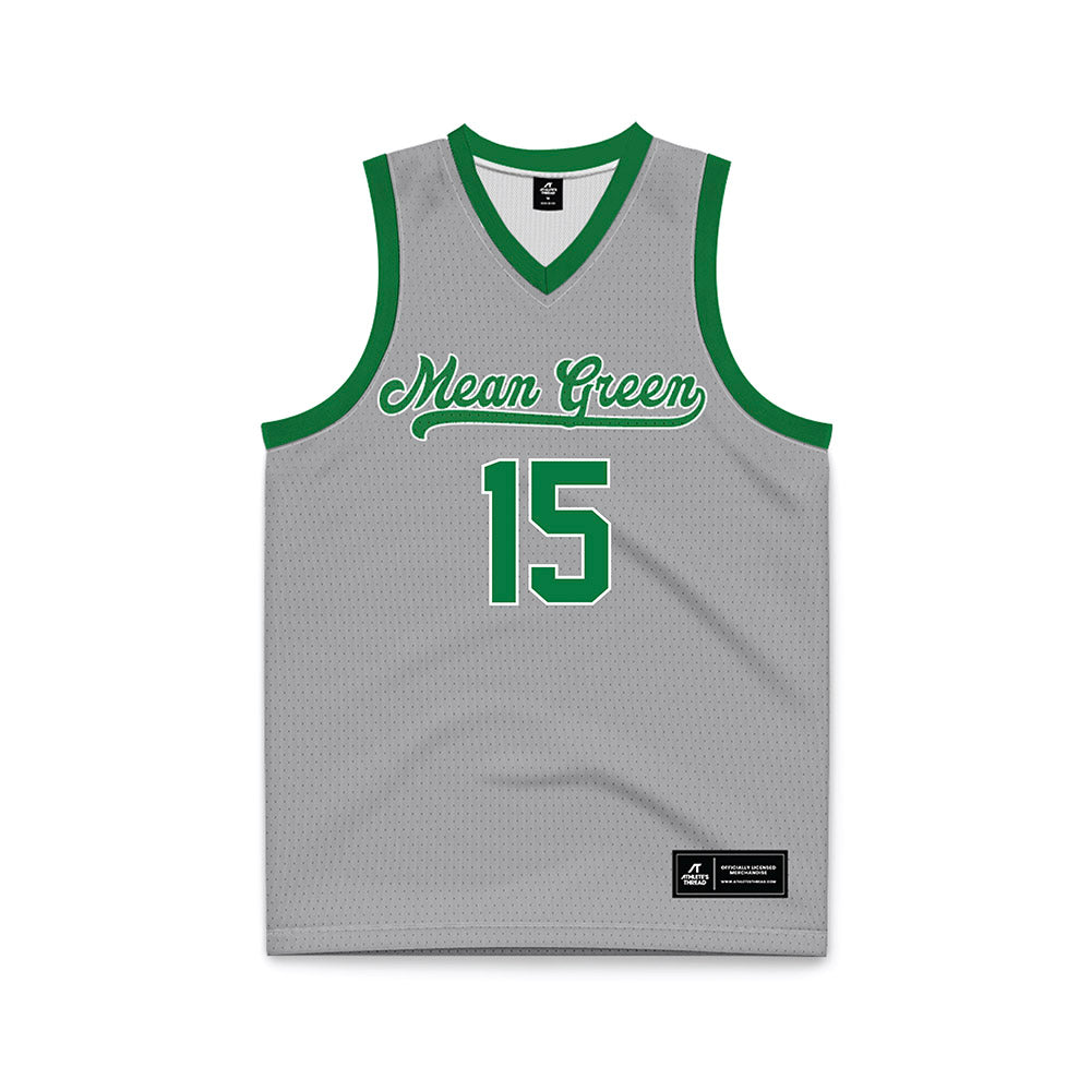 North Texas - NCAA Women's Basketball : Cherie Spencer - White Basketball Jersey-0