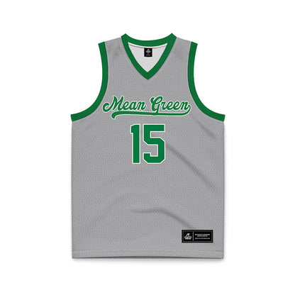 North Texas - NCAA Women's Basketball : Cherie Spencer - White Basketball Jersey-0