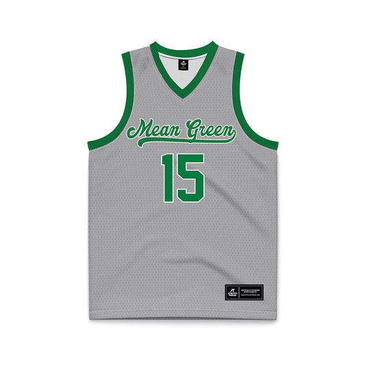 North Texas - NCAA Women's Basketball : Cherie Spencer - White Basketball Jersey-0