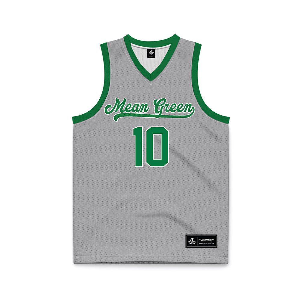 North Texas - NCAA Women's Basketball : Megan Nestor - White Basketball Jersey-0