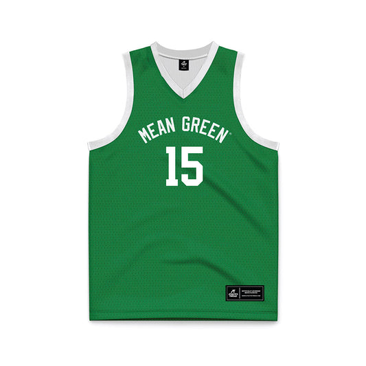North Texas - NCAA Women's Basketball : Cherie Spencer - Green Basketball Jersey-0