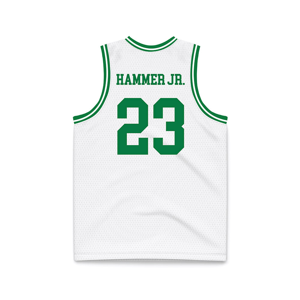 North Texas - NCAA Men's Basketball : Buddy Hammer Jr. - White Basketball Jersey-1