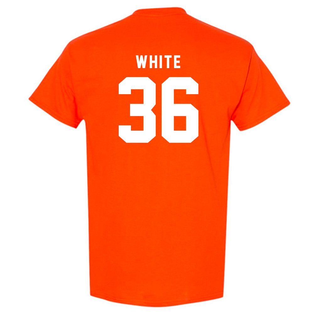 Campbell - NCAA Baseball : Caleb White - Classic Shersey T-Shirt-1