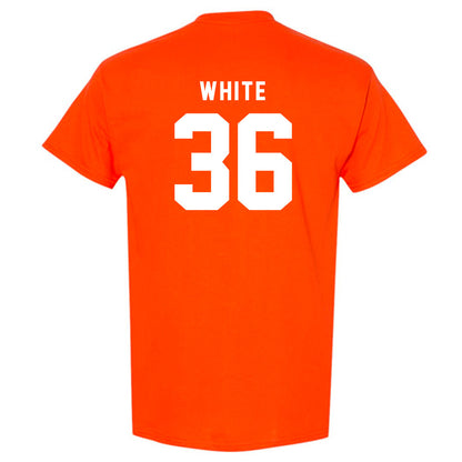 Campbell - NCAA Baseball : Caleb White - Classic Shersey T-Shirt-1