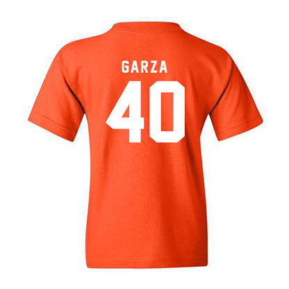 Campbell - NCAA Football : Justin Garza - Classic Shersey Youth T-Shirt-1