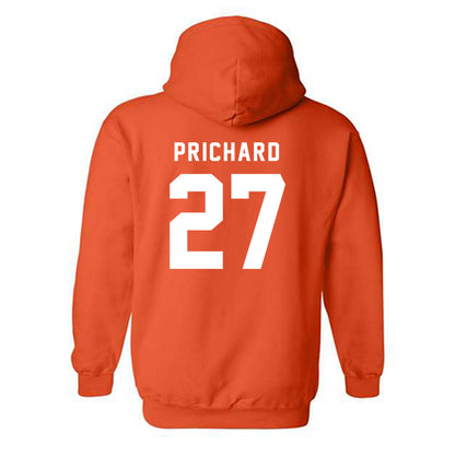 Campbell - NCAA Football : Davis Prichard - Classic Shersey Hooded Sweatshirt-1