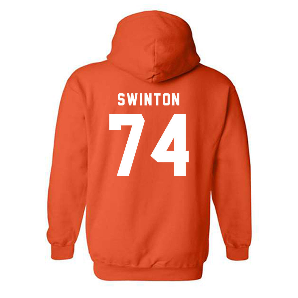 Campbell - NCAA Football : Rahshad Swinton - Classic Shersey Hooded Sweatshirt-1