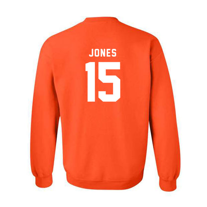 Campbell - NCAA Football : Jordan Jones - Classic Shersey Crewneck Sweatshirt-1