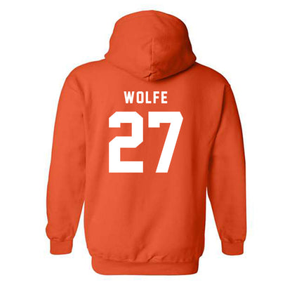 Campbell - NCAA Softball : Kasey Wolfe - Classic Shersey Hooded Sweatshirt-1