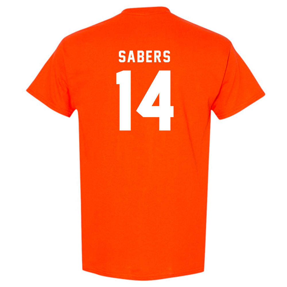 Campbell - NCAA Baseball : Zach Sabers - Classic Shersey T-Shirt-1