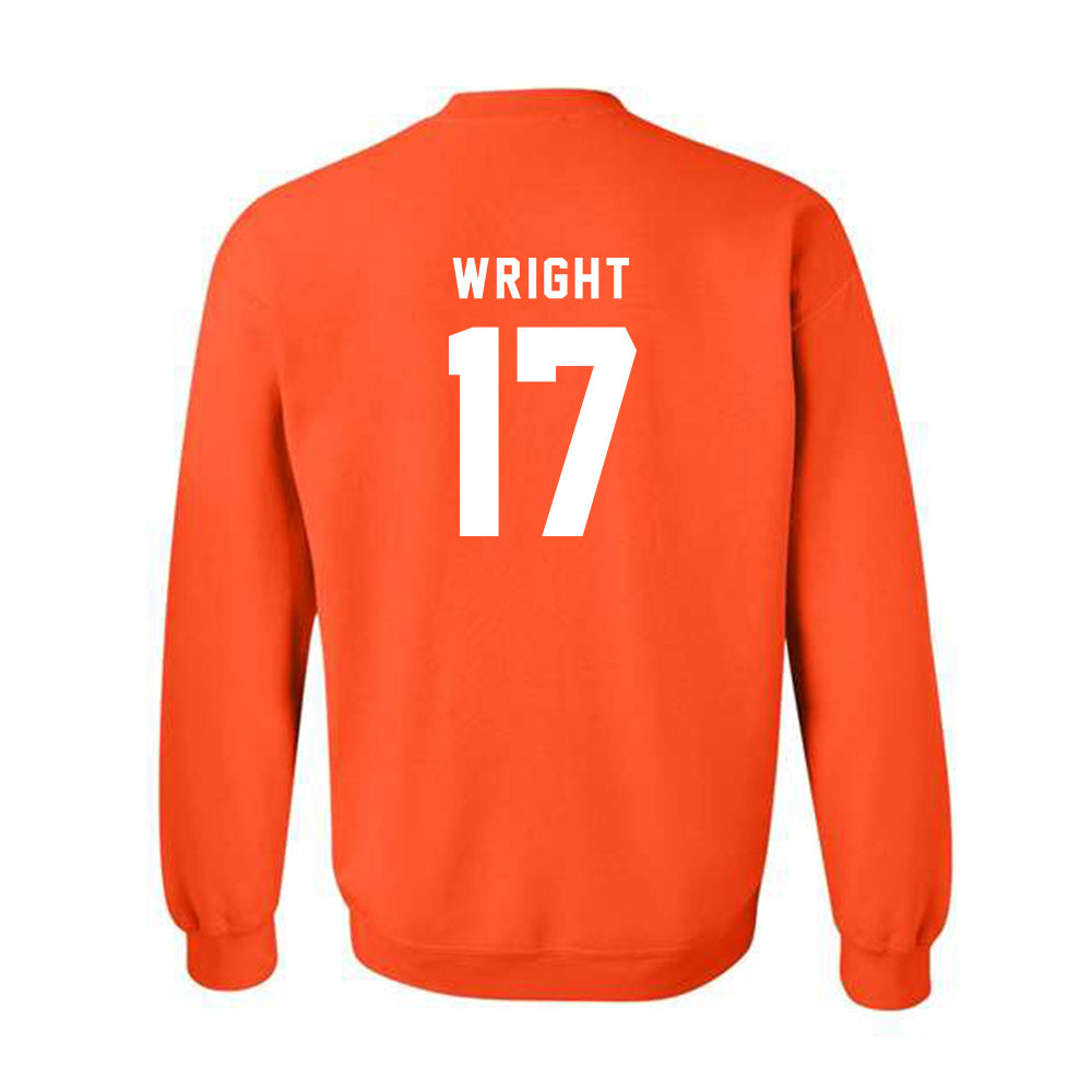 Campbell - NCAA Men's Soccer : Skyler Wright - Classic Shersey Crewneck Sweatshirt-1