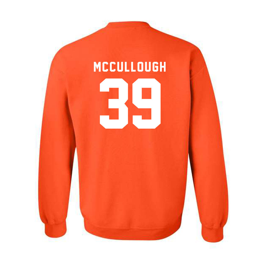 Campbell - NCAA Football : Robert McCullough - Classic Shersey Crewneck Sweatshirt-1