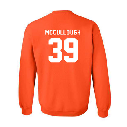 Campbell - NCAA Football : Robert McCullough - Classic Shersey Crewneck Sweatshirt-1