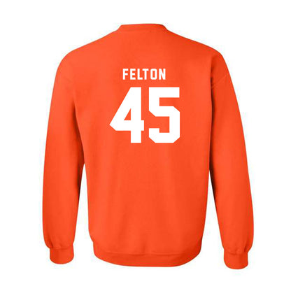 Campbell - NCAA Football : Daniel Felton - Classic Shersey Crewneck Sweatshirt-1