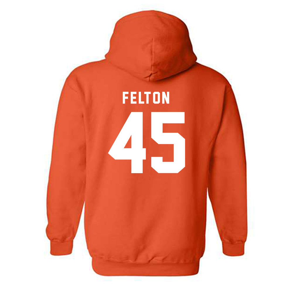 Campbell - NCAA Football : Daniel Felton - Classic Shersey Hooded Sweatshirt-1