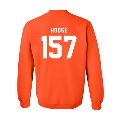 Campbell - NCAA Wrestling : Kendrick Hodge - Classic Shersey Crewneck Sweatshirt-1