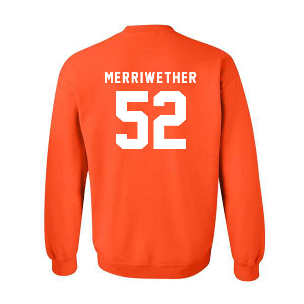 Campbell - NCAA Football : Mason Merriwether - Classic Shersey Crewneck Sweatshirt-1