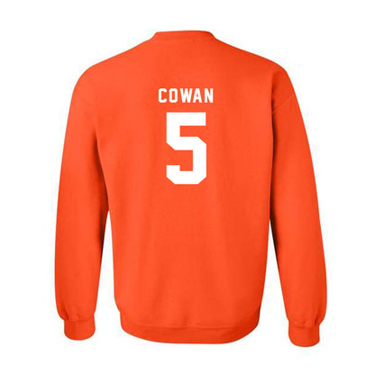 Campbell - NCAA Football : Javon Cowan - Classic Shersey Crewneck Sweatshirt-1