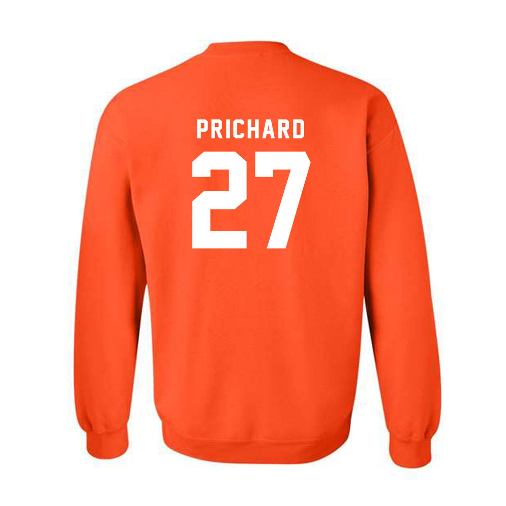 Campbell - NCAA Football : Davis Prichard - Classic Shersey Crewneck Sweatshirt-1