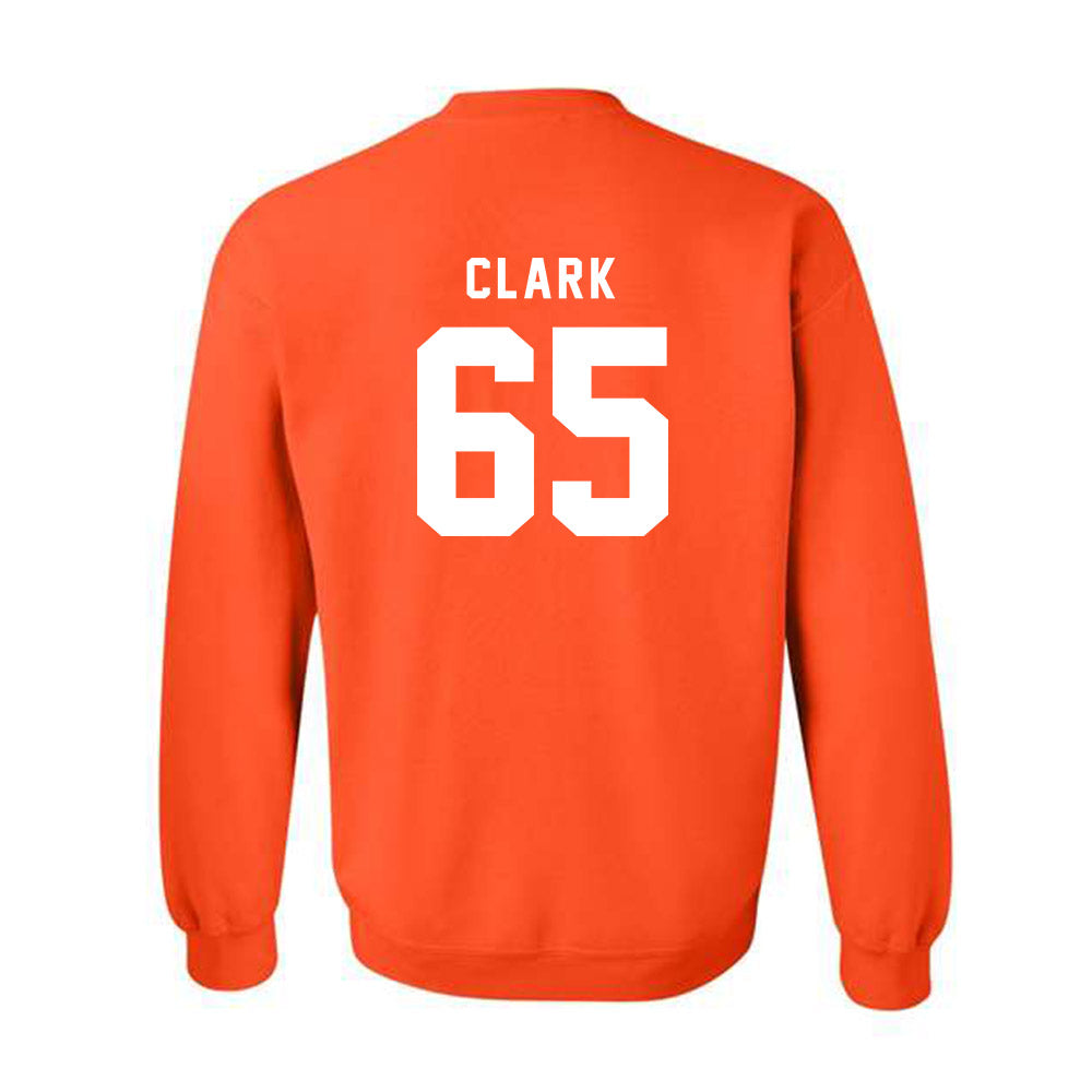 Campbell - NCAA Football : Hunter Clark - Classic Shersey Crewneck Sweatshirt-1