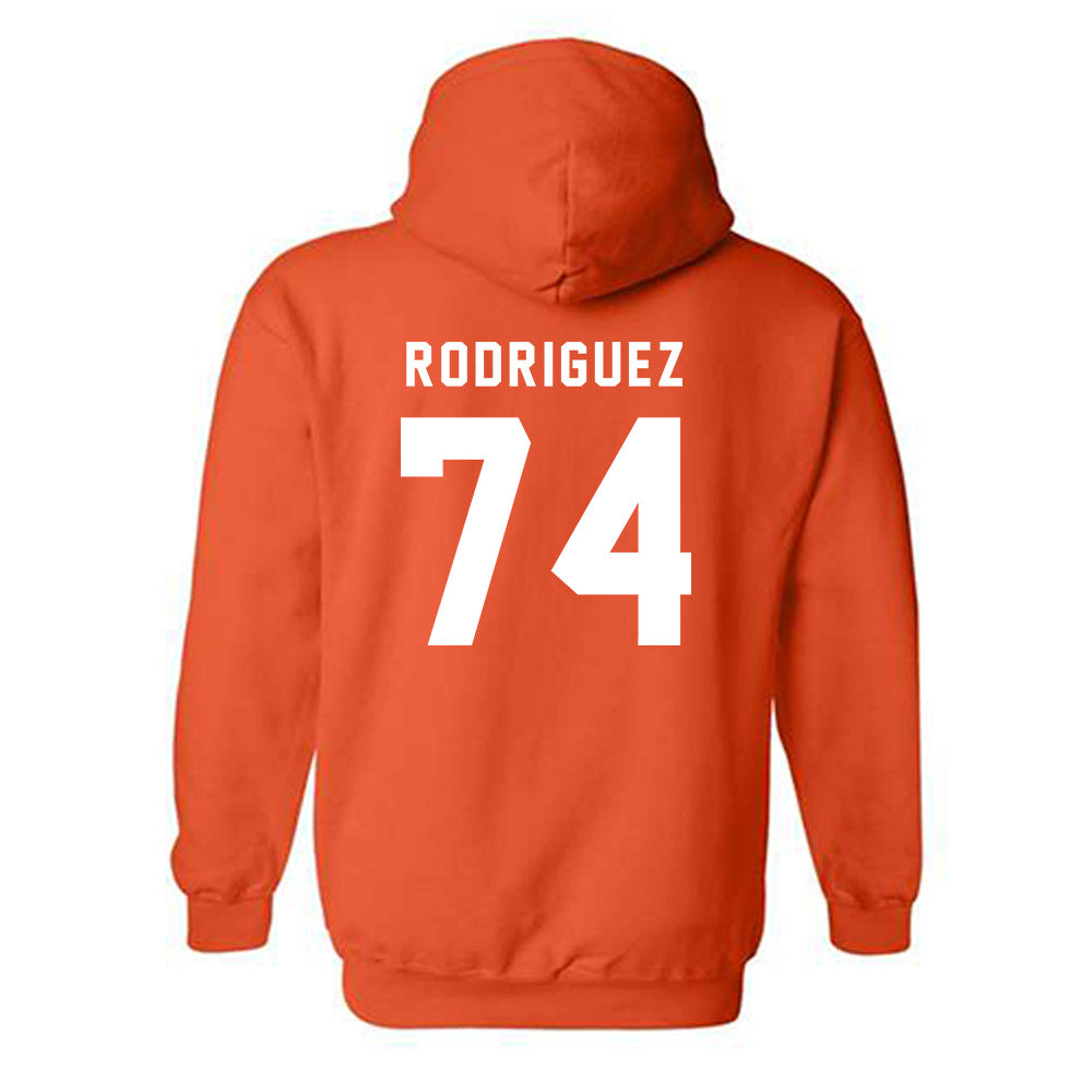 Campbell - NCAA Football : John Rodriguez - Classic Shersey Hooded Sweatshirt-1