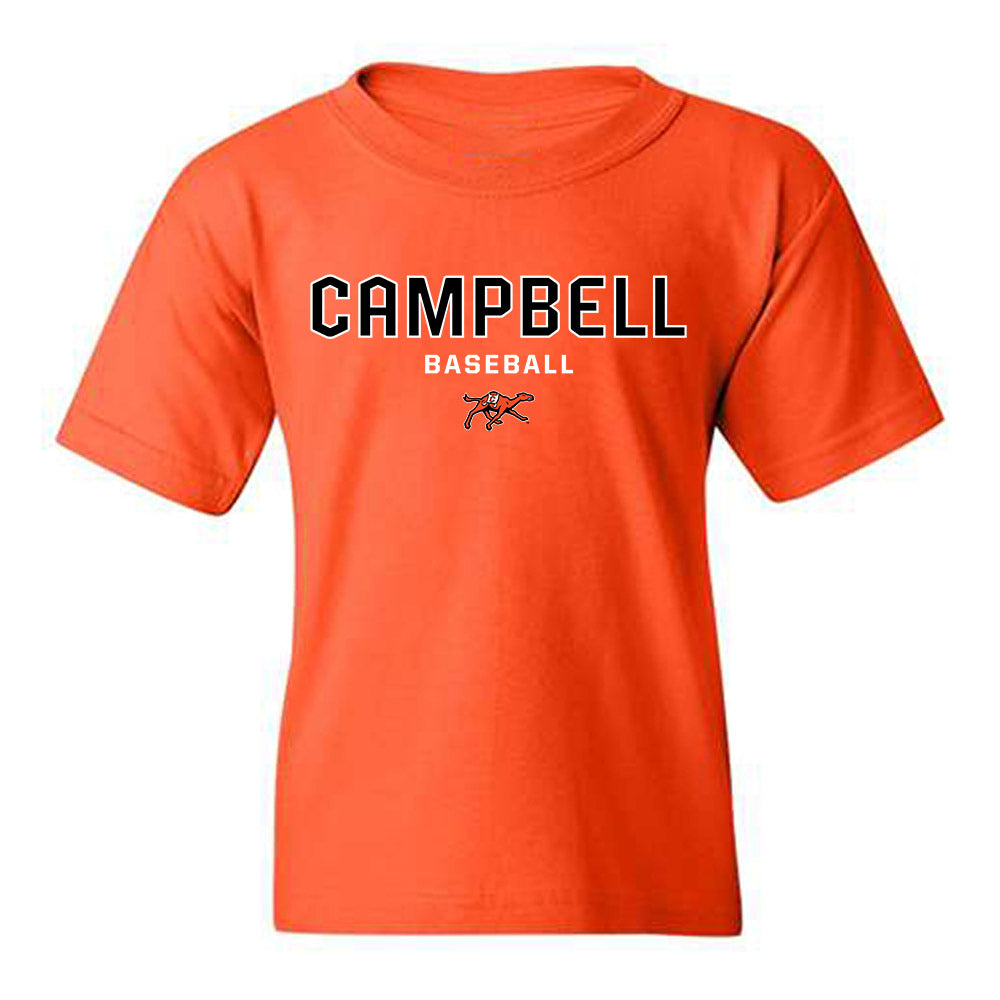 Campbell - NCAA Baseball : Connor Hensley - Classic Shersey Youth T-Shirt-0