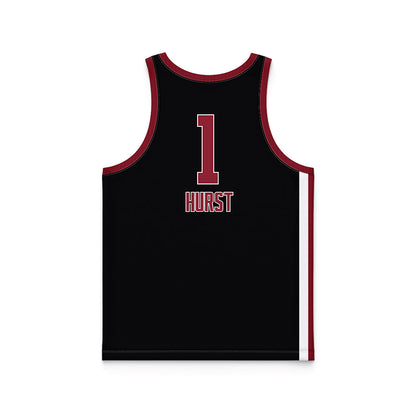 UMass - NCAA Women's Basketball : Reagan Hurst - Black Basketball Jersey-1