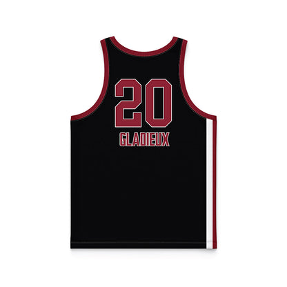 UMass - NCAA Women's Basketball : Tessa Gladieux - Black Basketball Jersey-1