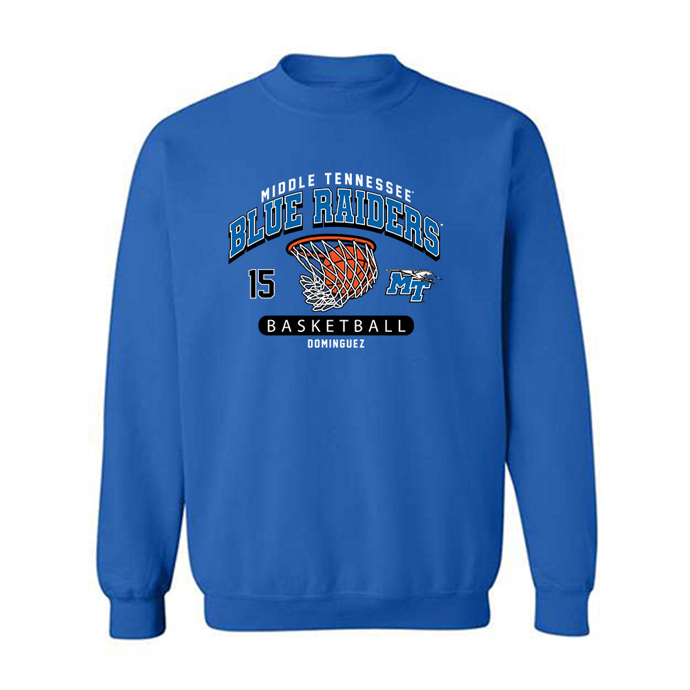 MTSU - NCAA Women's Basketball : Nicole Dominguez - Fashion Shersey Crewneck Sweatshirt-0