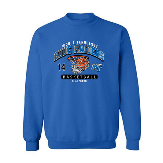 MTSU - NCAA Women's Basketball : Aaliyah Blanchard - Fashion Shersey Crewneck Sweatshirt-0