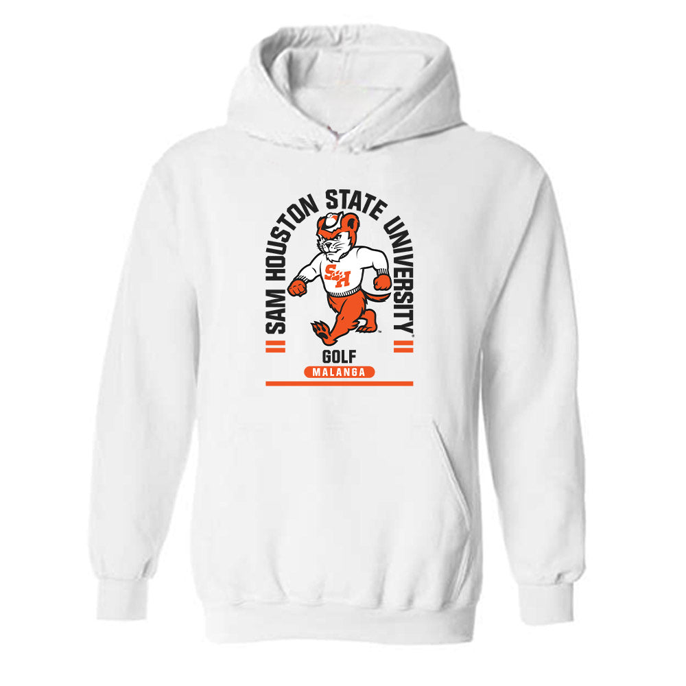 SHSU - NCAA Men's Golf : Alex Malanga - Classic Fashion Shersey Hooded Sweatshirt-0