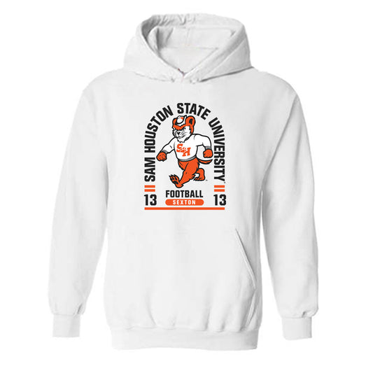 SHSU - NCAA Football : Ty Sexton - Classic Fashion Shersey Hooded Sweatshirt-0