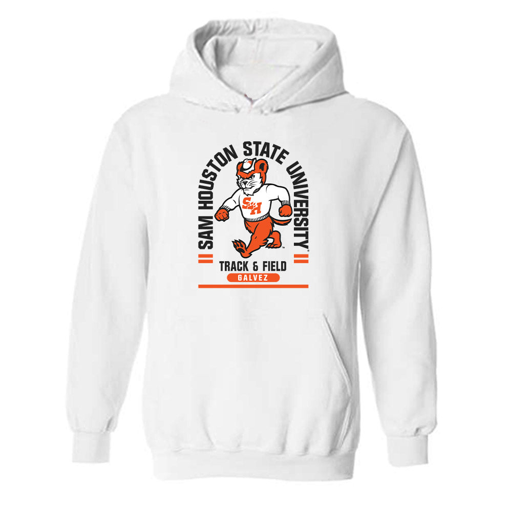 SHSU - NCAA Women's Track & Field : Alicia Galvez - Classic Fashion Shersey Hooded Sweatshirt-0