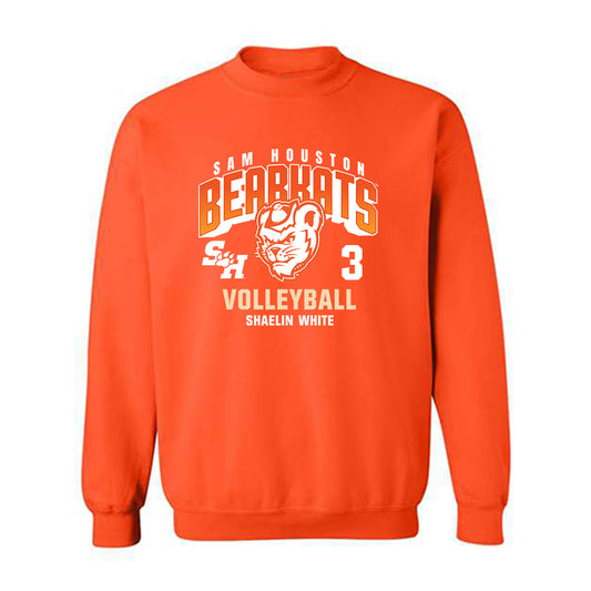 SHSU - NCAA Women's Volleyball : Shaelin White - Classic Fashion Shersey Crewneck Sweatshirt-0