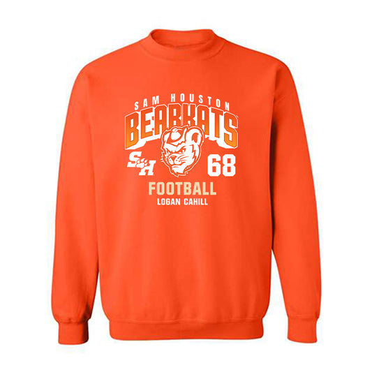 SHSU - NCAA Football : Logan Cahill - Classic Fashion Shersey Crewneck Sweatshirt-0