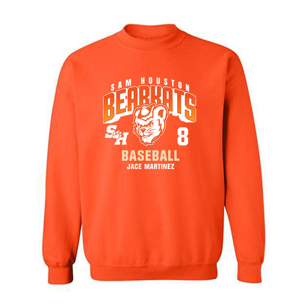 SHSU - NCAA Baseball : Jace Martinez - Classic Fashion Shersey Crewneck Sweatshirt-0
