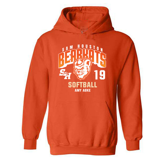 SHSU - NCAA Softball : Amy Abke - Classic Fashion Shersey Hooded Sweatshirt-0