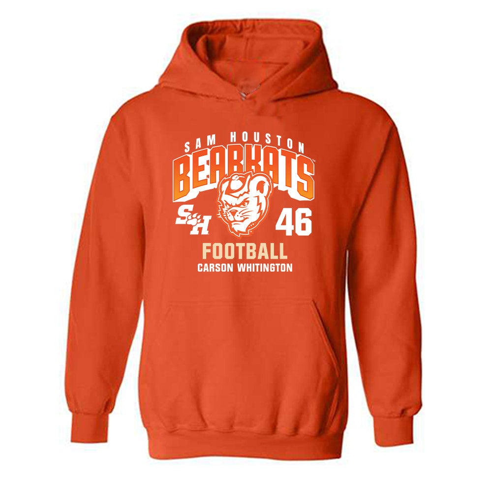 SHSU - NCAA Football : Carson Whitington - Classic Fashion Shersey Hooded Sweatshirt-0