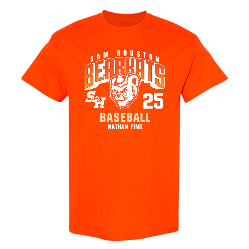 SHSU - NCAA Baseball : Nathan Fink - Classic Fashion Shersey T-Shirt-0