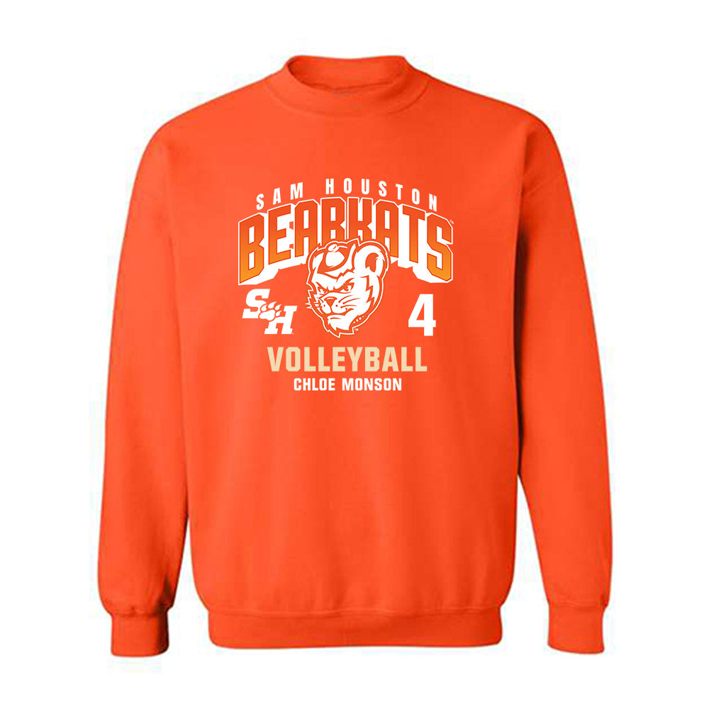 SHSU - NCAA Women's Volleyball : Chloe Monson - Classic Fashion Shersey Crewneck Sweatshirt-0