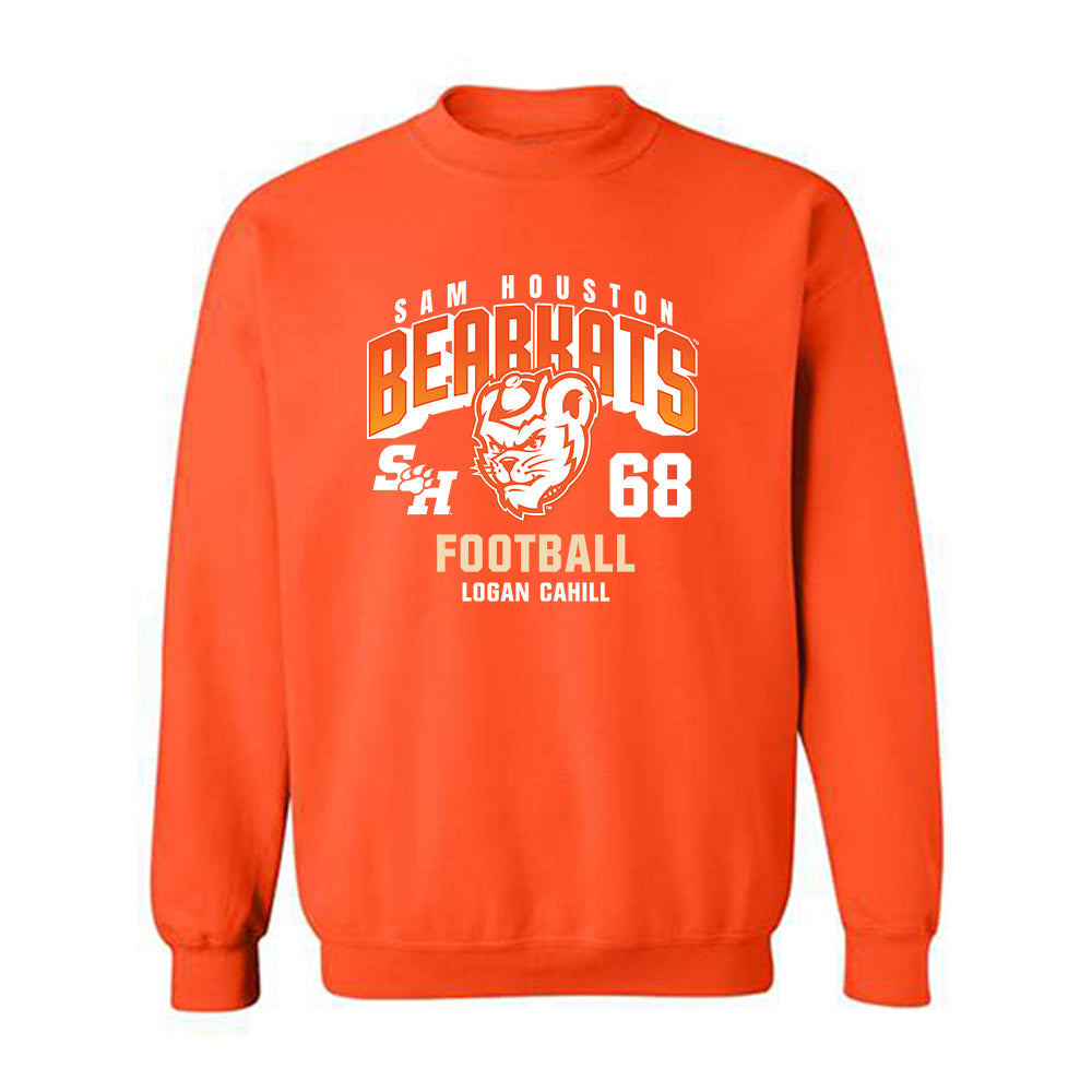 SHSU - NCAA Football : Logan Cahill - Classic Fashion Shersey Crewneck Sweatshirt-0