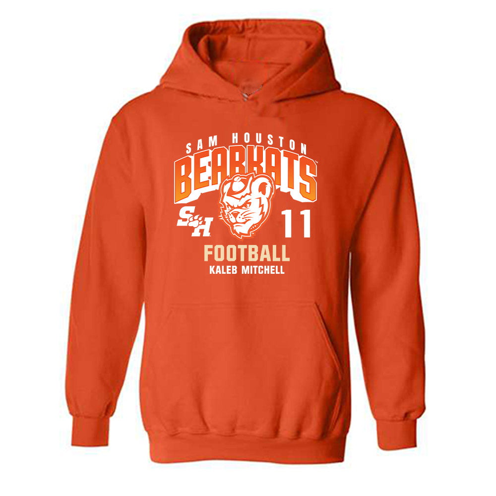 SHSU - NCAA Football : Kaleb Mitchell - Classic Fashion Shersey Hooded Sweatshirt-0
