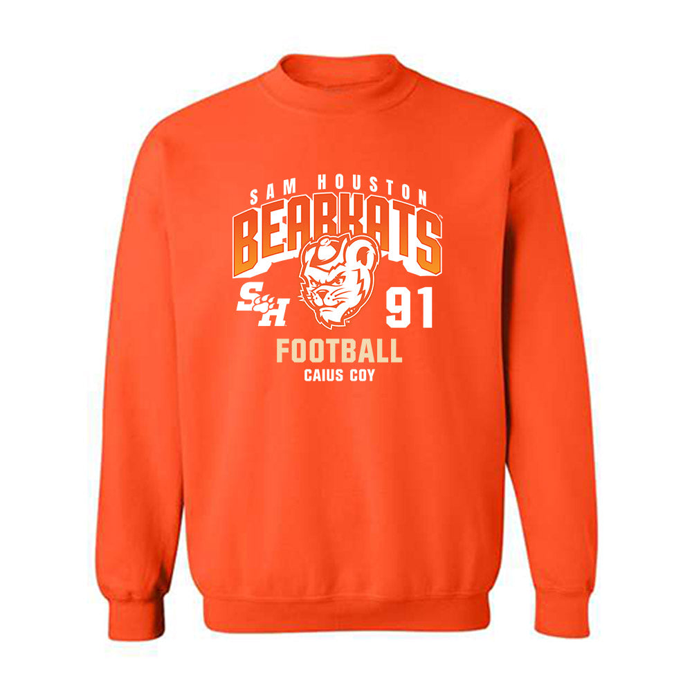 SHSU - NCAA Football : Caius Coy - Classic Fashion Shersey Crewneck Sweatshirt-0