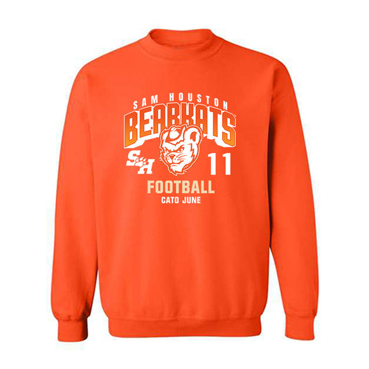 SHSU - NCAA Football : Cato June - Classic Fashion Shersey Crewneck Sweatshirt-0