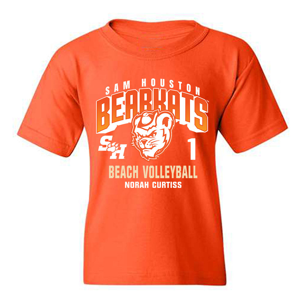 SHSU - NCAA Beach Volleyball : Norah Curtiss - Classic Fashion Shersey Youth T-Shirt-0