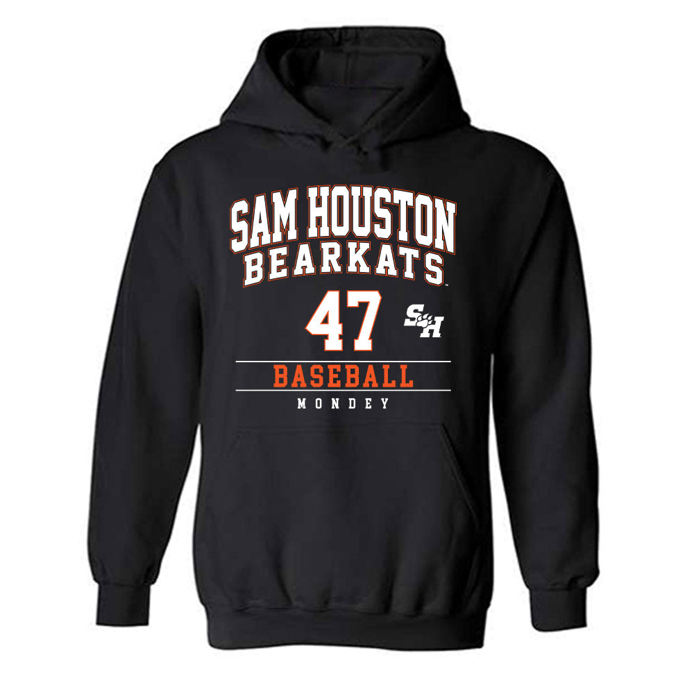 SHSU - NCAA Baseball : Connor Mondey - Classic Fashion Shersey Hooded Sweatshirt-0